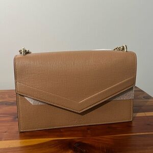Smythson Tan Crossbody Bag